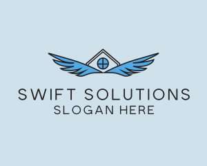 Residential Home Wings  logo design