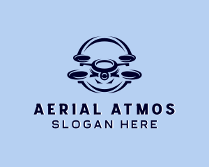 Surveillance Aerial Drone logo design