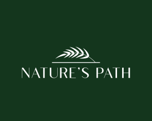 Natural Palm Yoga Spa logo design