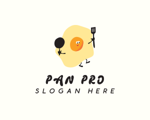 Fried Egg Cooking logo design