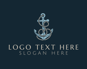 Anchor Rope Letter S logo