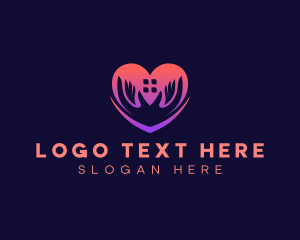 Heart Care Hand logo