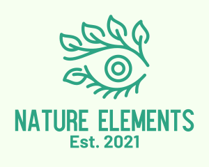 Nature Eye Eyelashes logo design