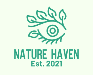 Nature Eye Eyelashes logo design