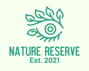 Nature Eye Eyelashes logo design