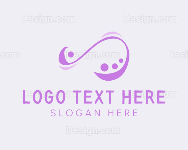 Abstract Loop Symbol Logo