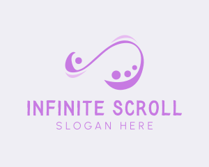 Abstract Loop Symbol logo design