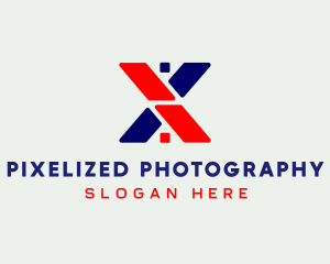 Home Roof Letter X logo design