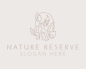 Nature Woman Salon  logo design