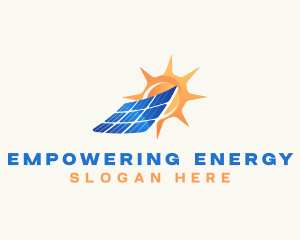 Solar Panel Energy logo design