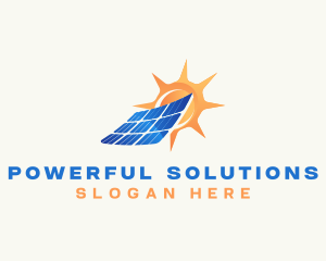 Solar Panel Energy logo design