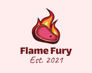 Flaming Steak Restaurant  logo design