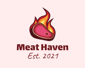 Flaming Steak Restaurant  logo design