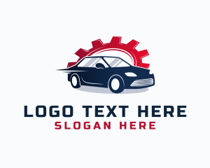 Mechanic Cogwheel Car logo