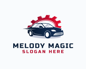 Mechanic Cogwheel Car logo