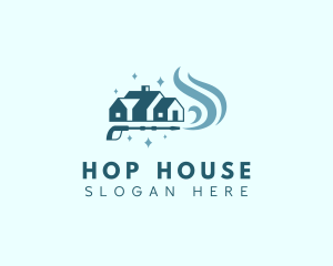 Clean House Pressure Washing logo design