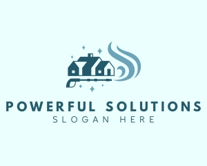 Clean House Pressure Washing logo design