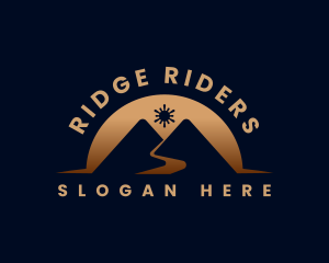 Mountain Travel Hiking logo design