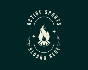 Outdoor Bonfire Camping logo