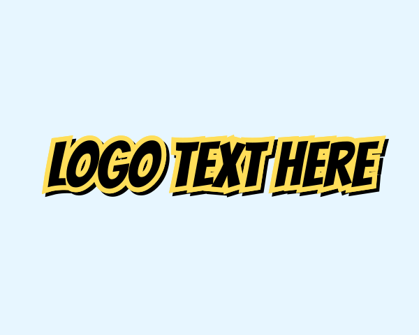 Text logo example 1