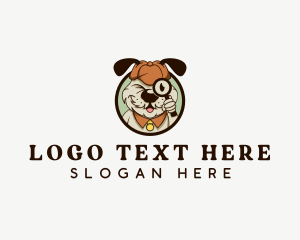 Dog Detective Puppy logo