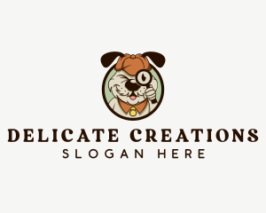 Dog Detective Puppy logo design