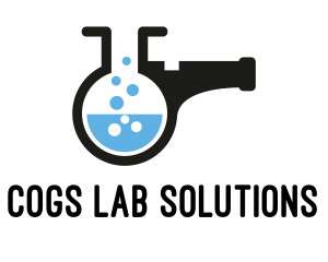 Lab Flask Whistle logo design