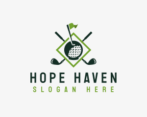 Golf Sports Tournament Logo