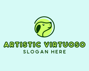 Green Dog Veterinary logo design