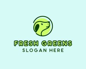 Green Dog Veterinary logo design