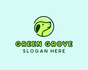 Green Dog Veterinary logo design