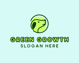 Green Dog Veterinary logo design