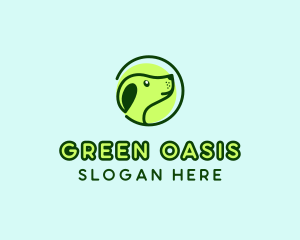 Green Dog Veterinary logo design