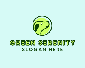 Green Dog Veterinary logo design