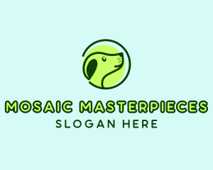 Green Dog Veterinary logo design