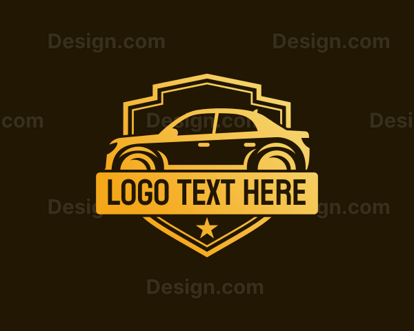 Car Care Sedan Vehicle Logo