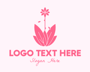 Pink Wellness Plant logo