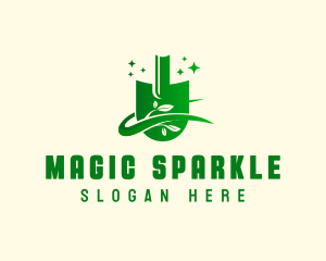 Sparkling Shovel Gardening logo design