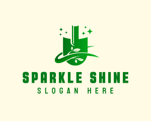 Sparkling Shovel Gardening logo design