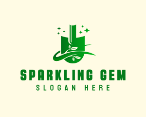 Sparkling Shovel Gardening logo design