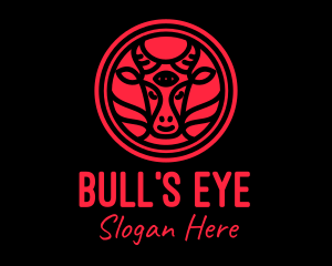 Red Goat Eye logo design