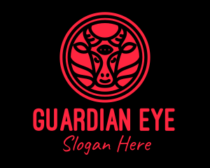 Red Goat Eye logo design