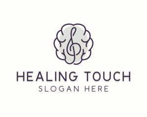 Healing Music Therapy logo design