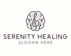 Healing Music Therapy logo design