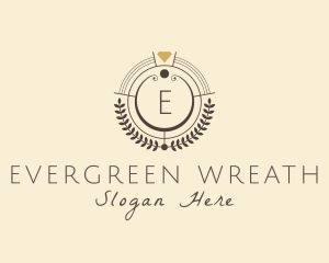 Jewelry Accessory Wreath Boutique  logo design