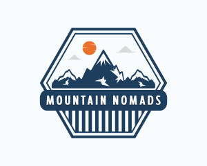 Alpine Mountain Adventure logo design