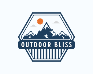 Alpine Mountain Adventure logo design