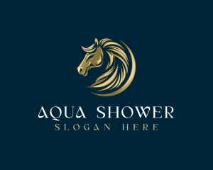 Luxury Equestrian Horse logo design