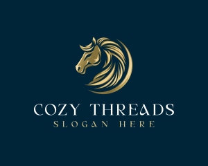 Luxury Equestrian Horse logo design