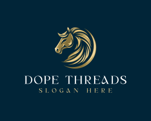 Luxury Equestrian Horse logo design